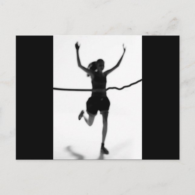 Running Girl Pride Postcard (Front)