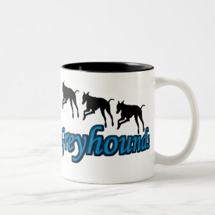Running Greyhounds Dog Lover Photo Coffee Mug