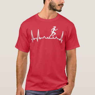 Running Heartbeat Runner Heartbeat Sport Pulse T-Shirt