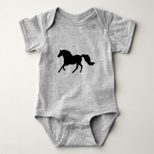 Running Horse Baby Bodysuit