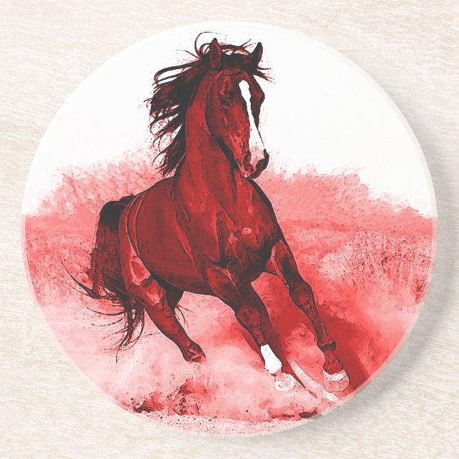 Running Horse Coaster (Front)