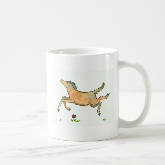 running horse coffee mug (Right)