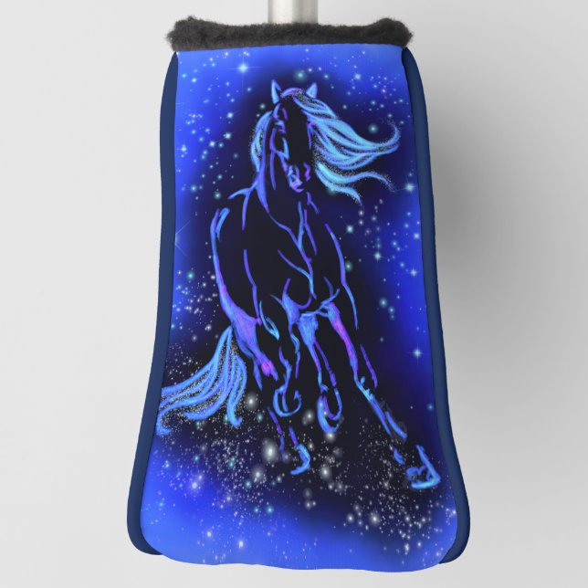 Running Horse Golf Head Cover (Rotate 90)