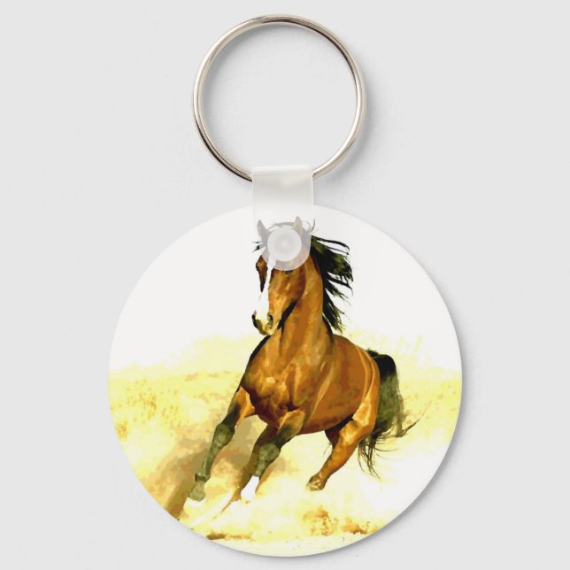 Running Horse Key Ring (Front)