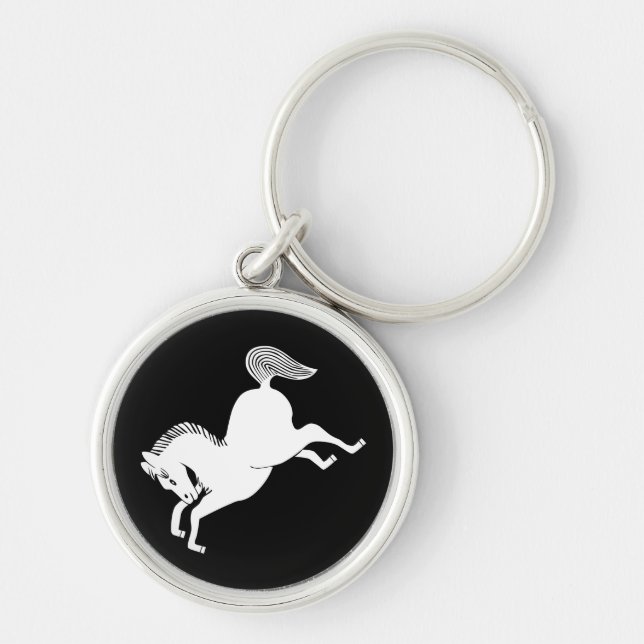 Running horse key ring (Front)