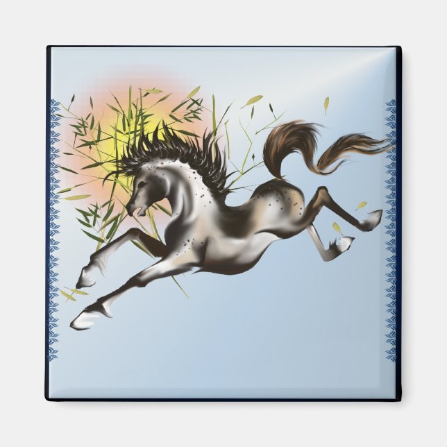 Running Horse Magnet (Front)