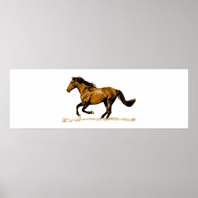 Running Horse Poster (Front)