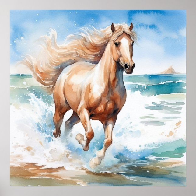 Running Horse Poster (Front)