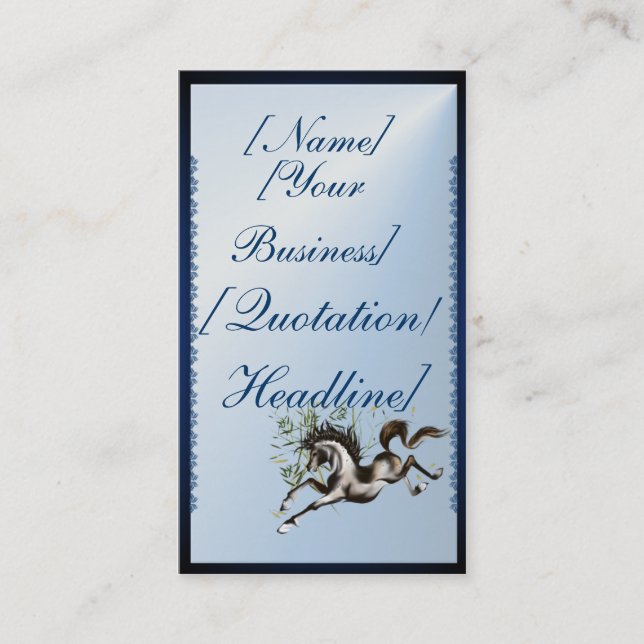 Running Horse Profile cards (Front)