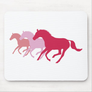 Running Horse (Red) Mouse Pad