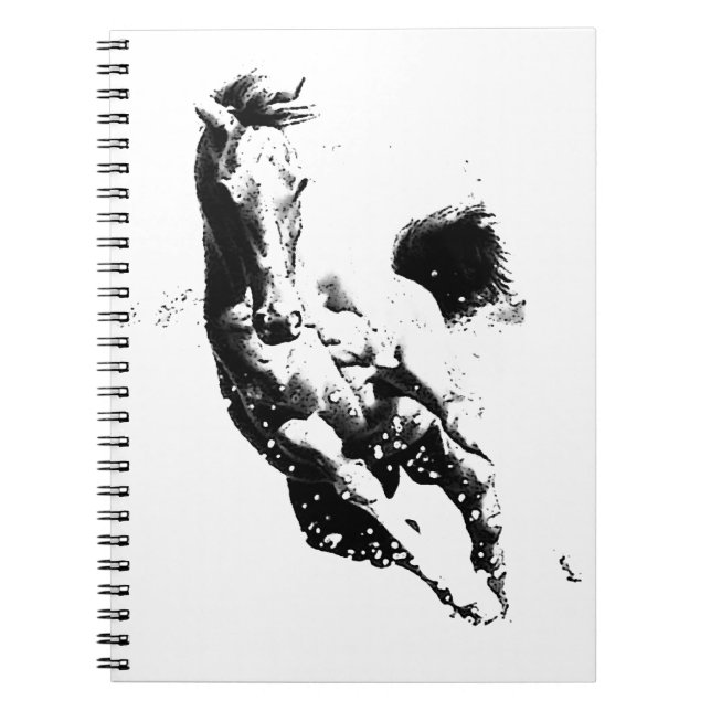 Running Horse Spiral Notebook (Front)