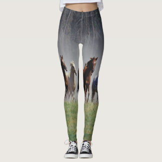 Running Horses Leggings