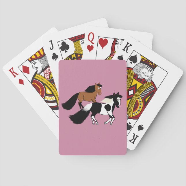 Running Horses Playing Cards (Back)