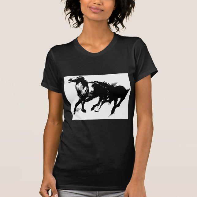 Running Horses T-Shirt (Front)