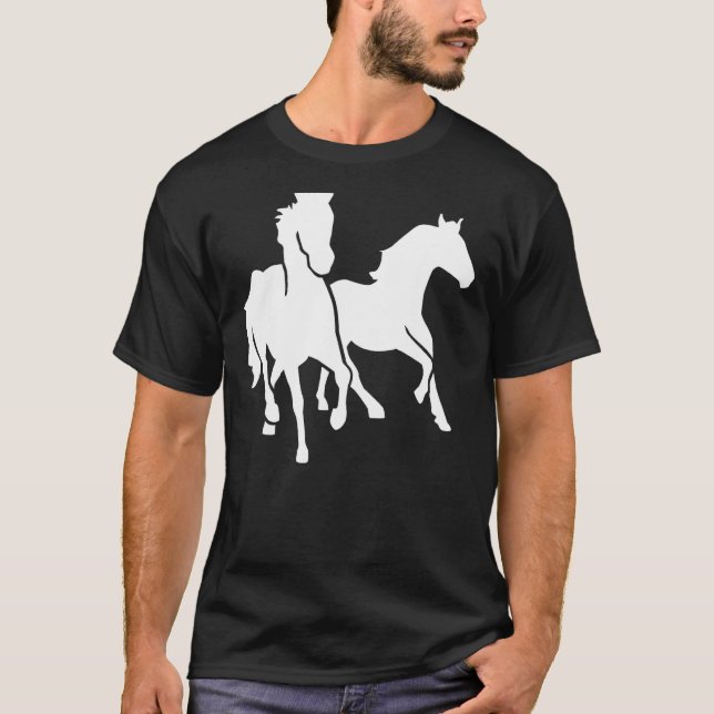 Running horses T-Shirt (Front)