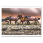 Running horses tissue paper