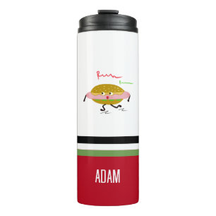 Running hotdog thermal tumbler