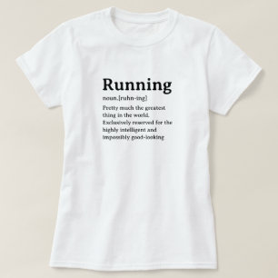 Running Humourous Dictionary Definition T-Shirt