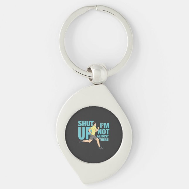 Running - I'm Not Almost There Key Ring (Front)