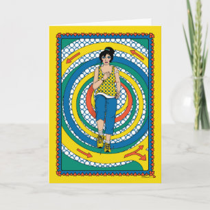 Running in Circles_B_Greeting Card