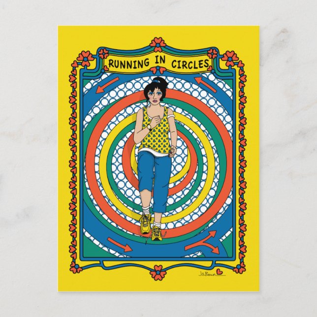 Running in Circles_B_ Postcard (Front)