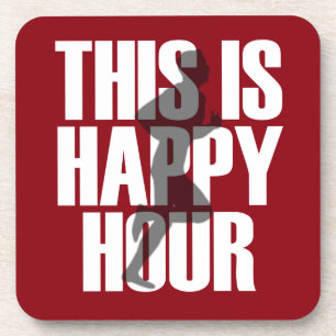 Running Is Happy Hour Coaster
