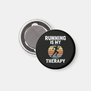 Running Is My Therapy Magnet