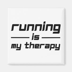 Running Is My Therapy Magnet