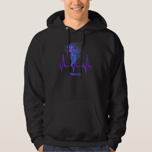 Running Jogging Heartbeat For Runners Joggers Trac Hoodie