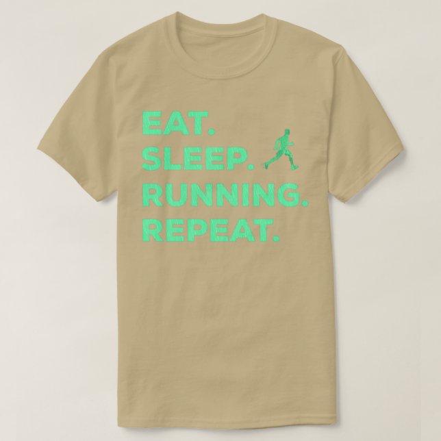 Running jogging sport slogan gift funny 2 T-Shirt (Design Front)