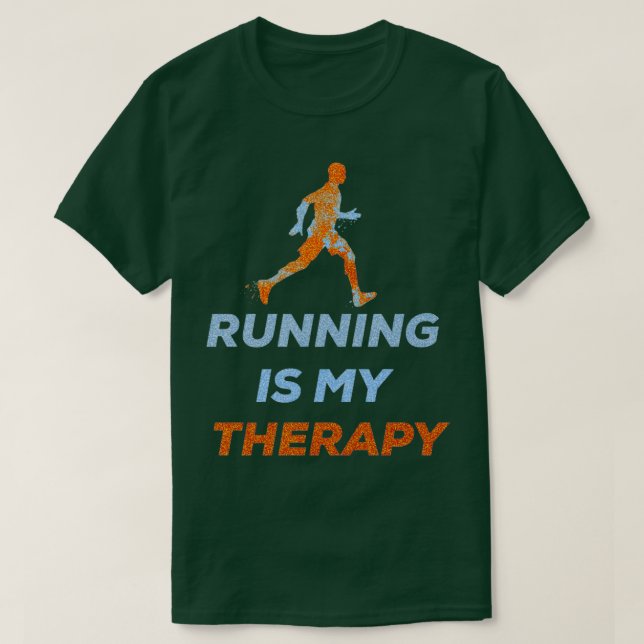 Running jogging sport slogan gift running 1 T-Shirt (Design Front)