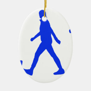 Running Jogging Work Out Ceramic Tree Decoration