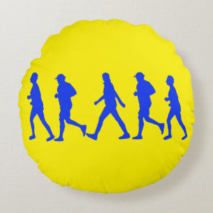 Running Jogging Work Out Round Cushion