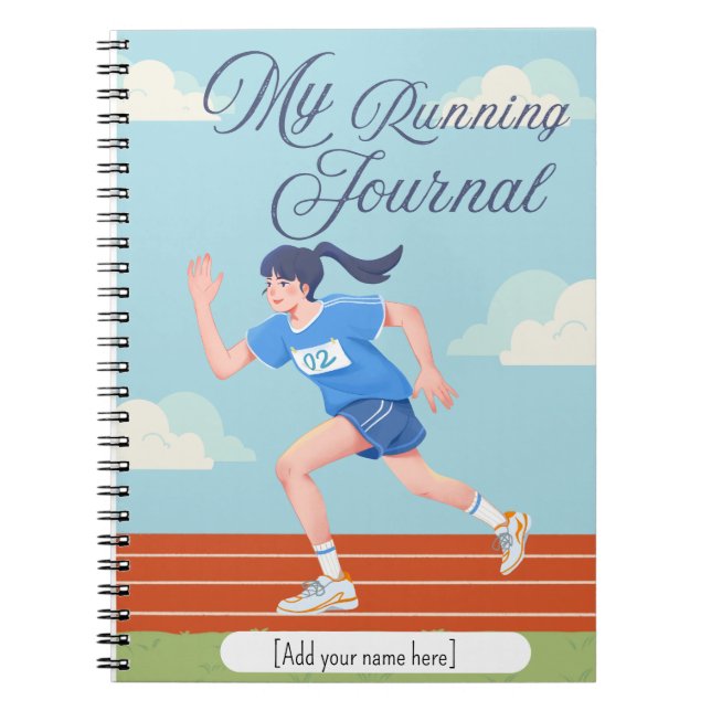 Running Journal | Personalised Fitness Tracker (Front)