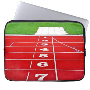 Running Lanes on the Track Laptop Sleeve