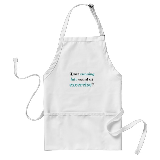 Running Late Exercise Standard Apron (Front)