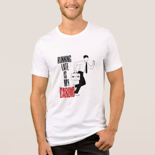 Running Late is my Cardio - Funny Sarcastic Quote Tri-Blend Shirt