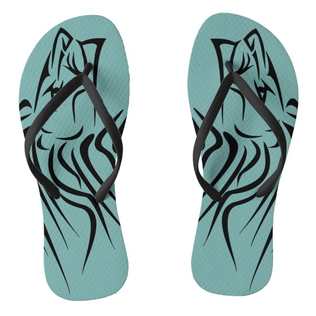 Running Lion Flip Flops Choose Colours (Footbed)