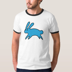 Running Little Blue Bunny T-Shirt