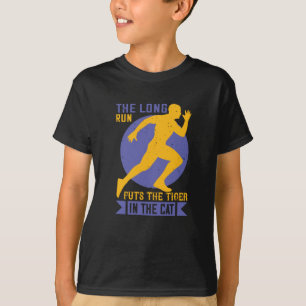 Running - Long run puts tiger in the cat T-Shirt