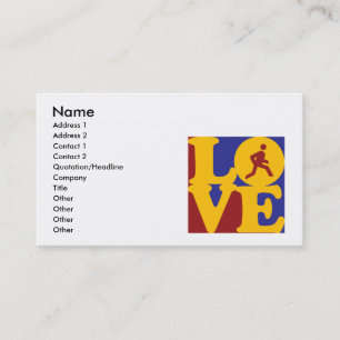Running Love Business Card