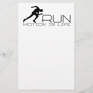 Running man flyer