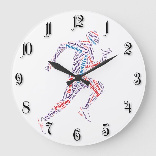 Running man large clock (Front)