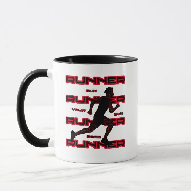 Running man mug (Left)