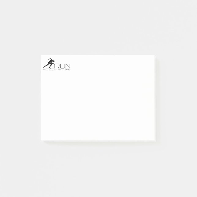 Running man post-it notes (Front)