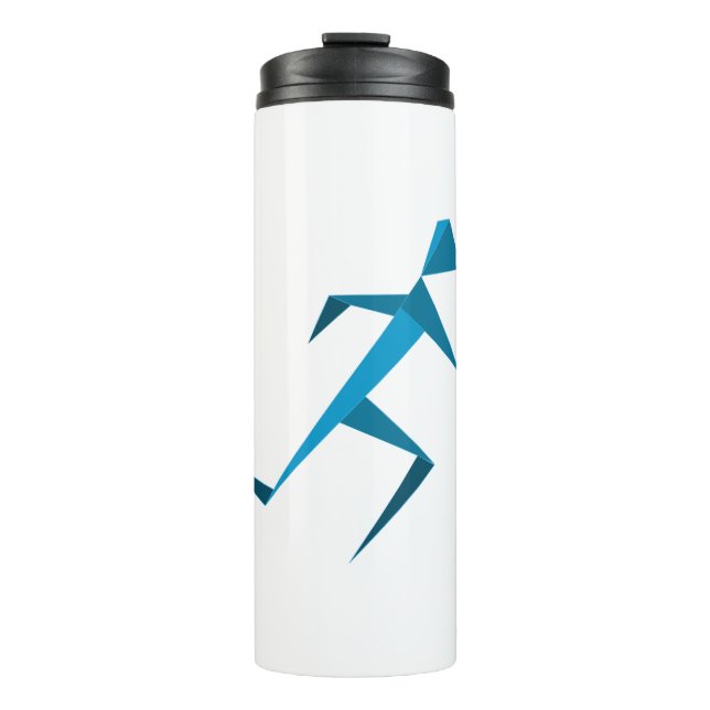 Running Man Thermal Tumbler (Front)