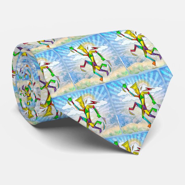Running Man Tie (Rolled)