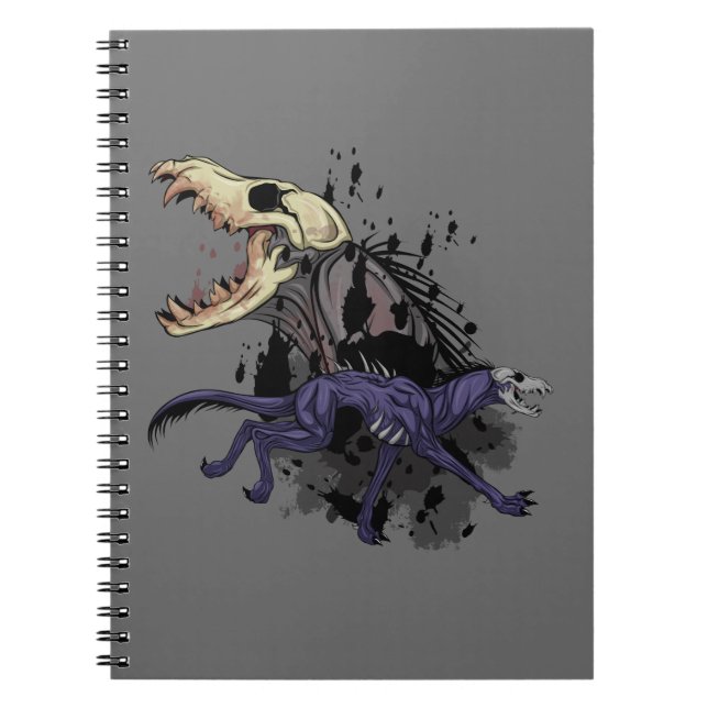 Running Monster Spiral Notebook (Front)