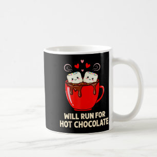 Running Motivation Kawaii Hot Chocolate Lover  Coffee Mug