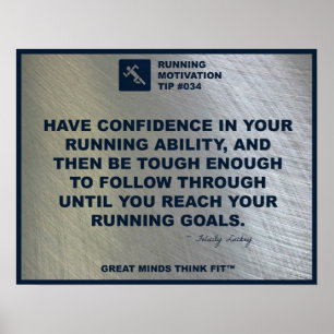 Running Motivation Tip #034 Poster